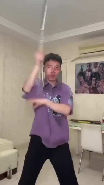 Insane Nunchaku Skills.