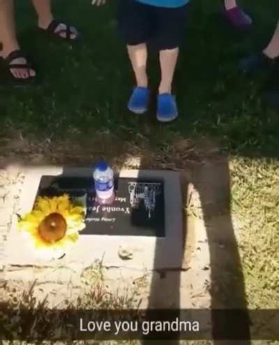 Grandma is temporary, bottle flip is forever