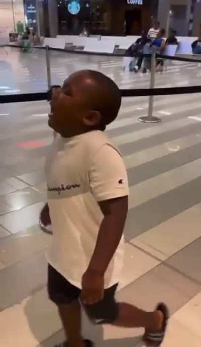 Just a typical kid not getting his own way.