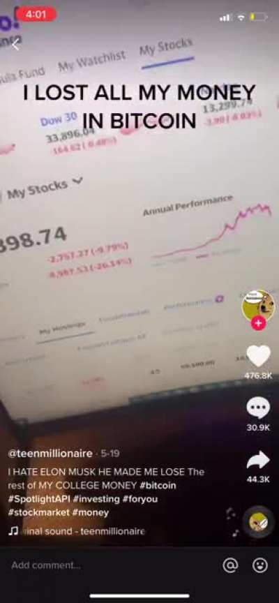 Everyone go on TikTok and watch this guy’s nine videos, it’s a real saga
