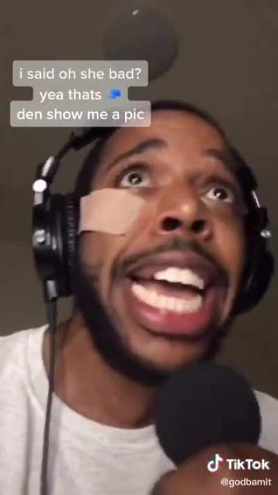 he do be spitn ?