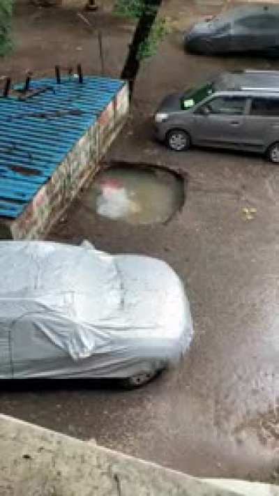 Underwater parking.