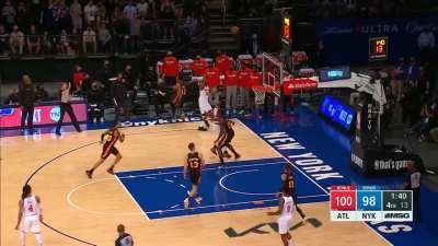 [Highlight] Alec Burks drills the three to give the Knicks the lead again