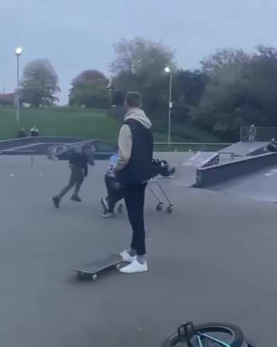 British kids having some fun.