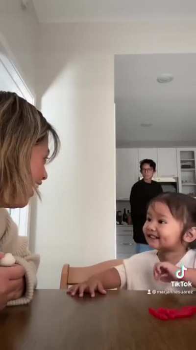 the little girl's voice ?