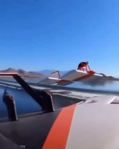 Man inventing flight