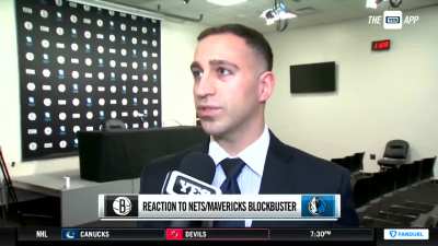 [Highlight] NBA writer Mike Scotto before Nets/Clippers game: "I remember talking with a source close to James Harden when he got traded. At the time when Harden wanted out, the source told me that: 'You couldn't trust Kyrie.'"