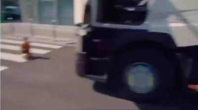 Blind Spot In A Truck