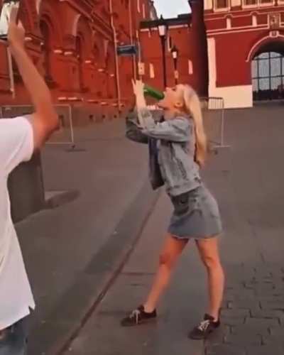 Street entertainment is both wild and impressive sometimes