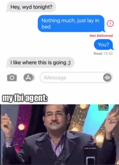Like that would ever happen, am I right