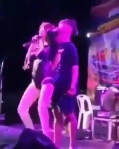 To rub his willy
