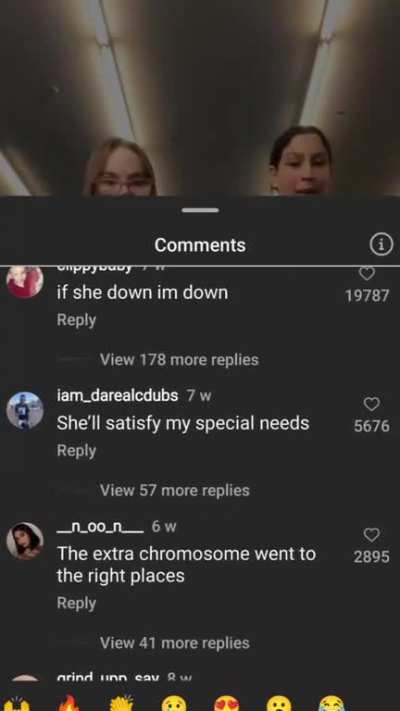 Must not make a comment on her thiccness