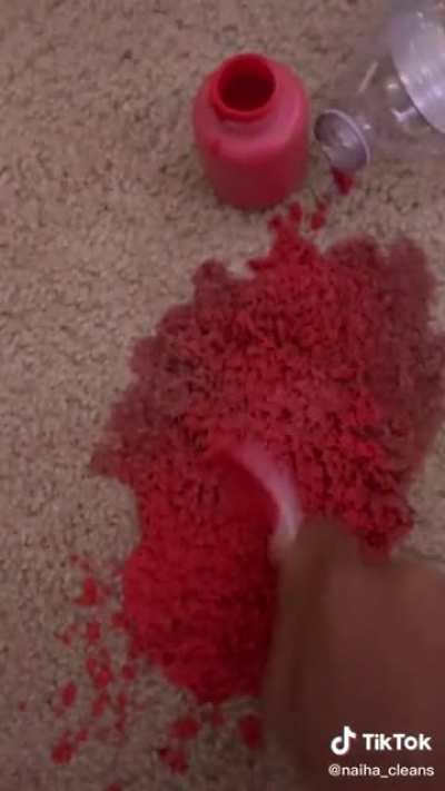 How to get paint out of carpet