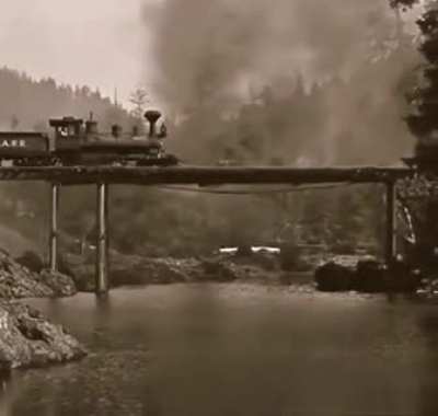 The most expensive single shot in silent film history.