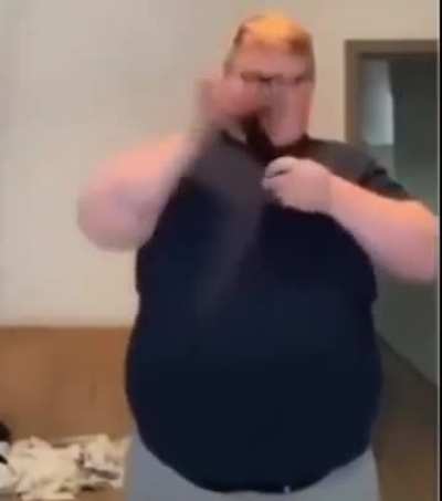 Self defence demonstration.