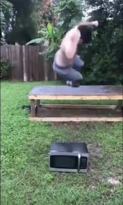 He really thought this would be a good idea, smh.