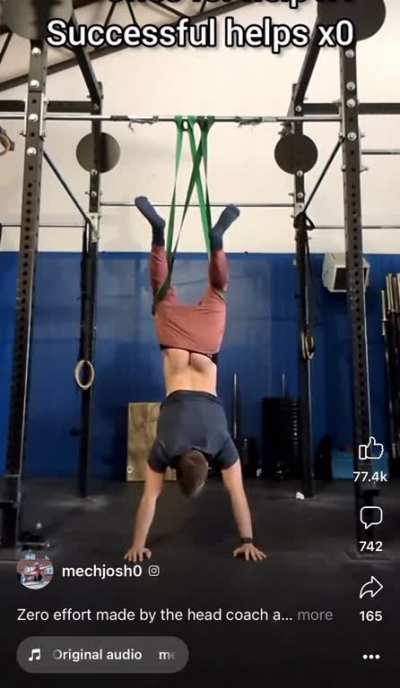 A gym mishap!