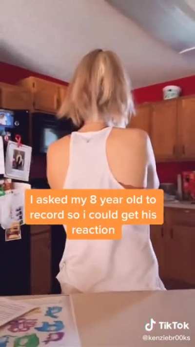 So glad she had him record ?
