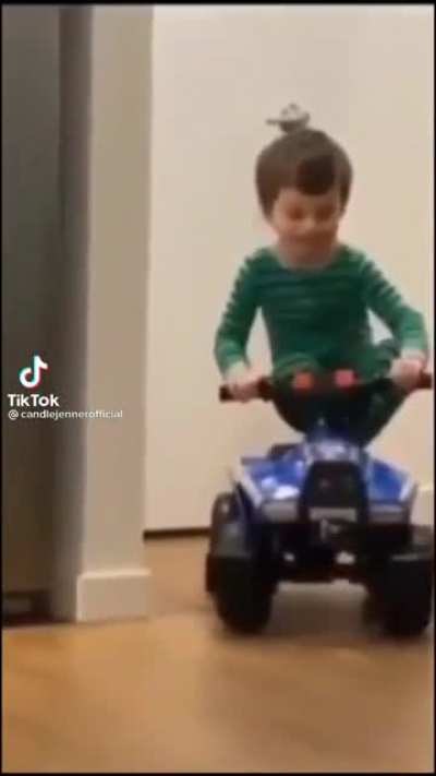 Why did he jump?