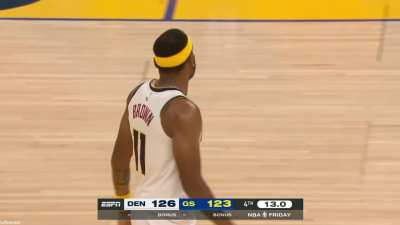 [Highlight] Jordan Poole gets a clutch steal and score after Bones Hyland is trapped but Jokic keeps his head in the game