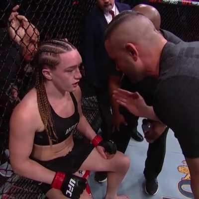 She was losing until her coach gave her a motivational speech that immediately changed the fight