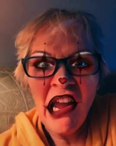 Mommy......grandma is acting weird again!