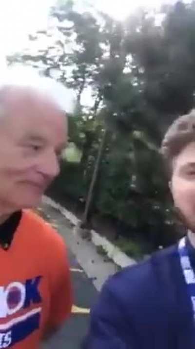 What a normal day with Bill Murray