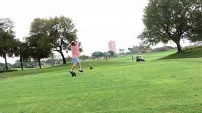 Adam Sandler recreates Happy Gilmore