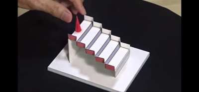 Schröder's staircase in 3d