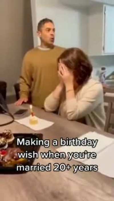 Birthday wish.