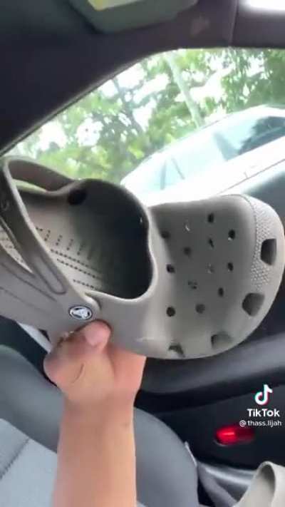 "If my laugh was the Croc"