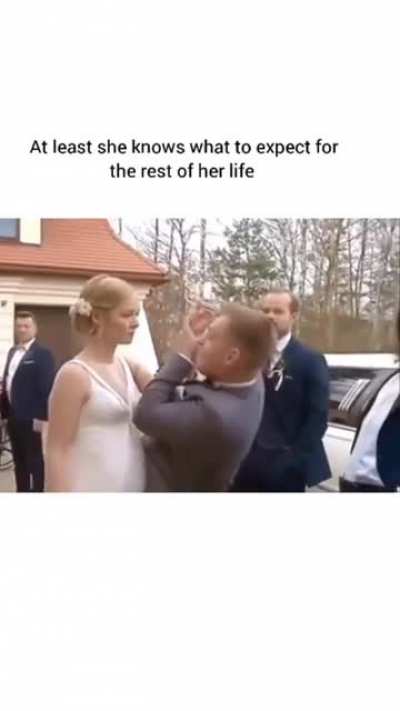 On their wedding??