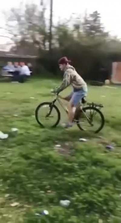 To jump a bonfire