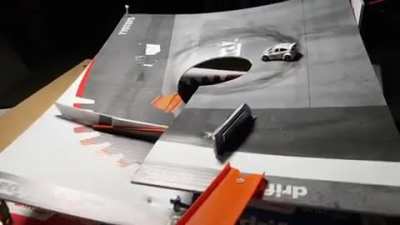 Using magnets to drift a toy car
