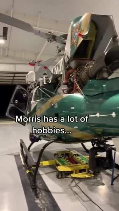 He owns the hangar