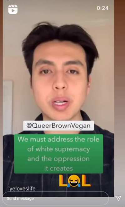 "White veganism"