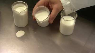 Different types of milk