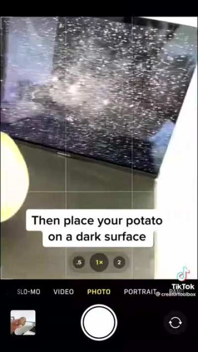 How to photograph your potato ?