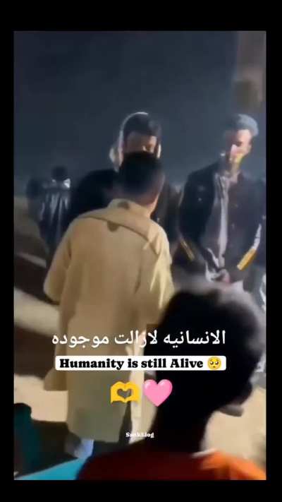 Humanity is still alive ?