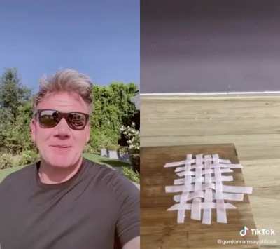 Gordon Ramsay reacts