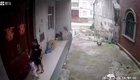 kid falls from window
