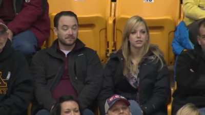 Kiss Cam gone wrong