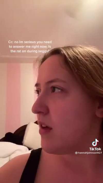 The Chef hat stays on during sex, babe ?
