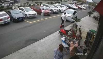 You are blocking road