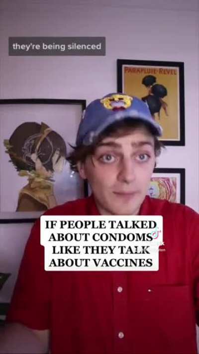 If people talked about CONDOMS like they talk about VACCINES