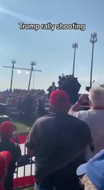 Another angle of Trump rally shooting