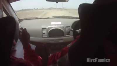 YOU'RE BREAKING THE CAR SAMIR
