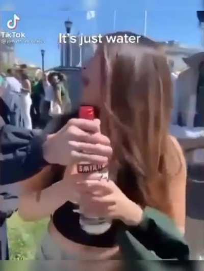 ...to "sneak" booze in