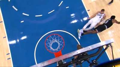 [Highlight] Paul George and Kristaps Porzingis act in sync after a foul is called