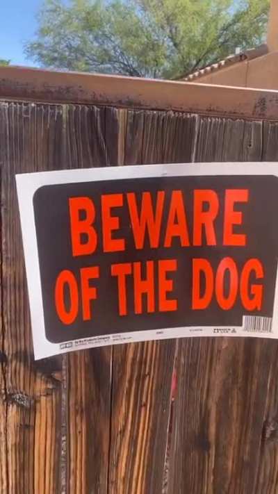 How could i "beware" when hes so cute!